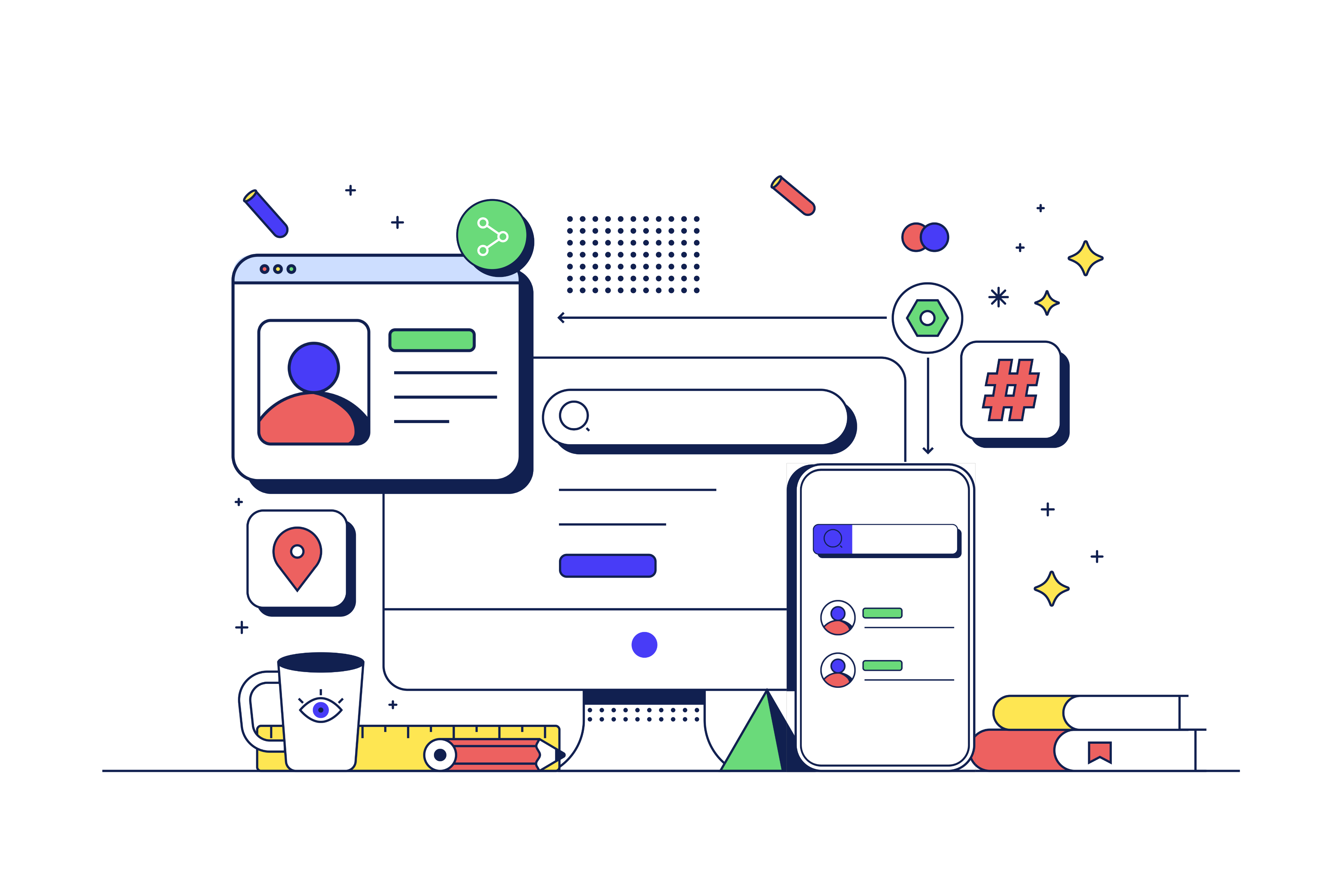 AI-Powered Search Illustration